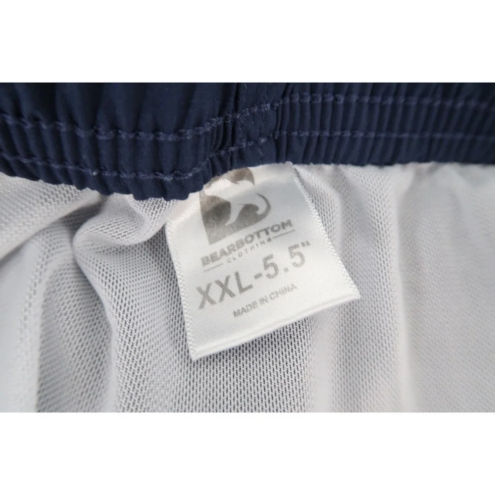 Bear Bottom Swim Trunks‎ Mens XXL Navy 5.5